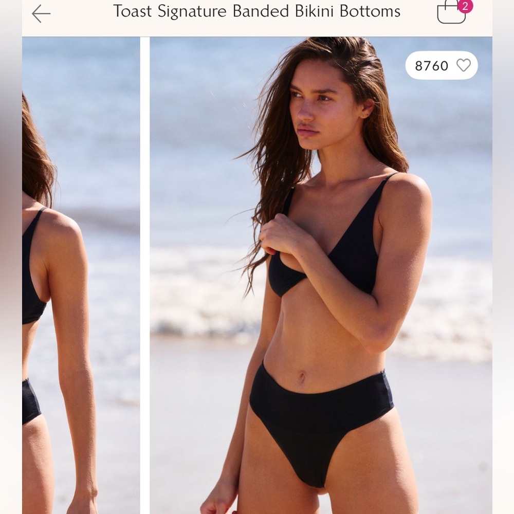 Free People Black Bikini Set